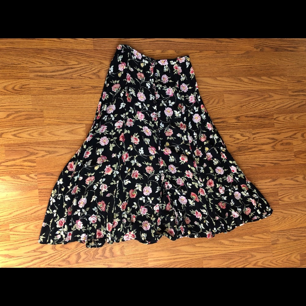 Vintage floral skirt
